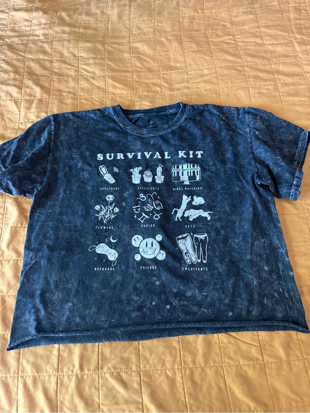Fifth Sun Kids Navy Blue 'Survival Kit' Graphic Tee